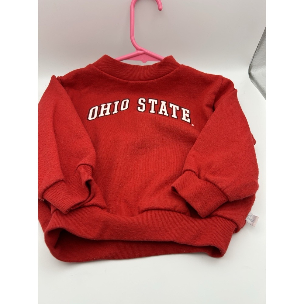 Third Street Ohio State Buckeyes Kids 4T Red Sweatshirt Made in USA 682NS